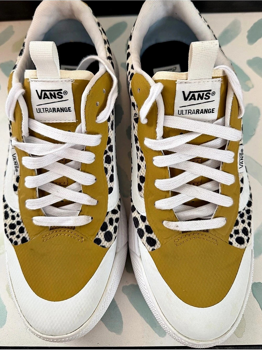 Vans UltraRange EXO SE Leopard Print Sneakers US 8.5 - Picture 2 of 5